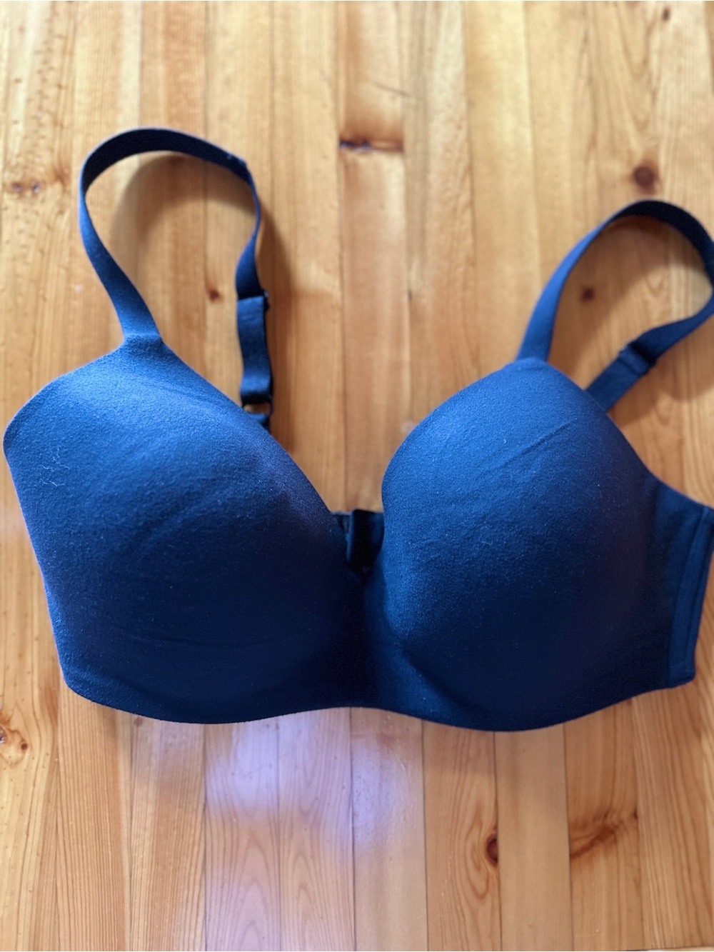 Wacoal Black Smoothing T-Shirt Bra 34D Smooth